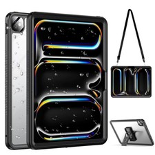 For iPad Pro M4 13 inch 2024 Waterproof Case Shockproof Stand Full Body Cover