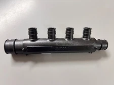 Uponor Q2261057 EP Flow Through Multi Port 1” x 3/4” 4 Outlets
