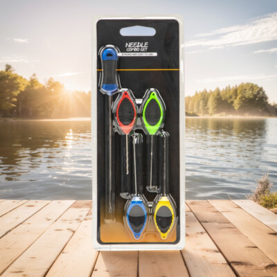 5Pcs Carp Baiting Needle Reusable Bait Making Equipment for Saltwater Freshwater