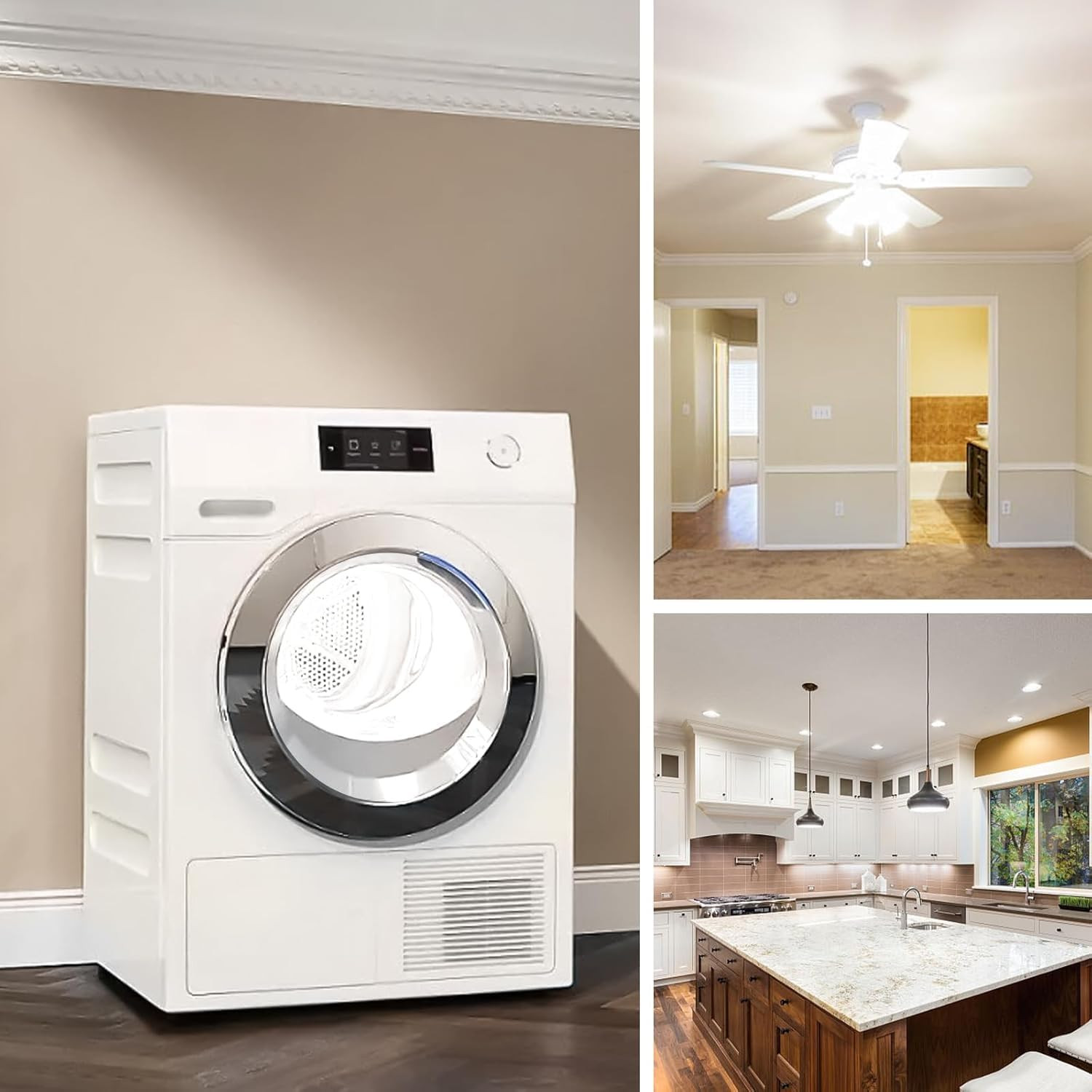 Dryer Drum Light Bulb 4W WE05X20431 LED Dryer Drum Light Bulb Replacement Fit fo