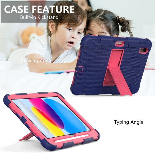 For iPad 10th Mini6 8th Air4 5 10.2 Pro 11 10.5 Shockproof Hard Stand Case Cover - Picture 64 of 90