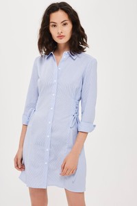 pinstripe shirt dress