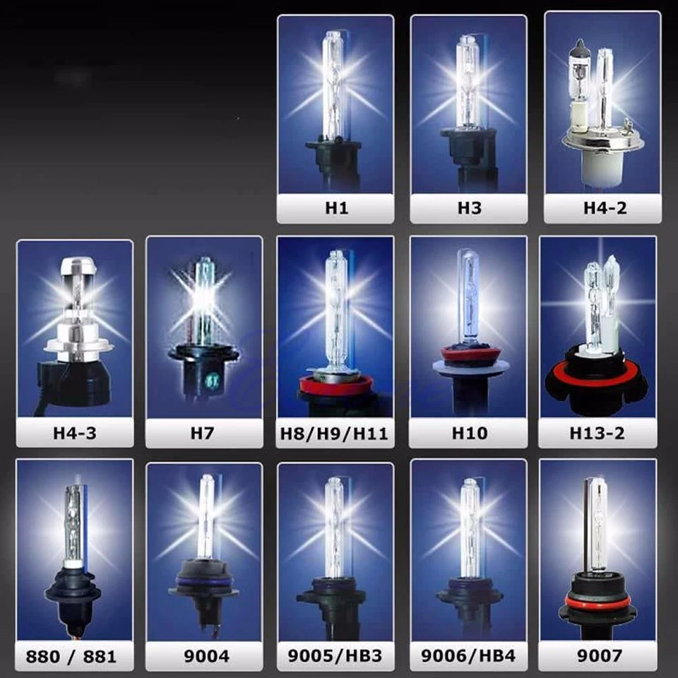 55W HID XENON KIT SLIM BALLAST H1 H3 H4 H7 H8 H10 H11 H13 9004 9005 9006 9007 - Image 4 of 4