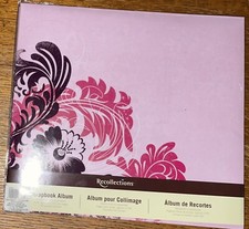 New Recollections Memory Scrapbook Album 12x12 Photo Book Pink Flowers Any Theme
