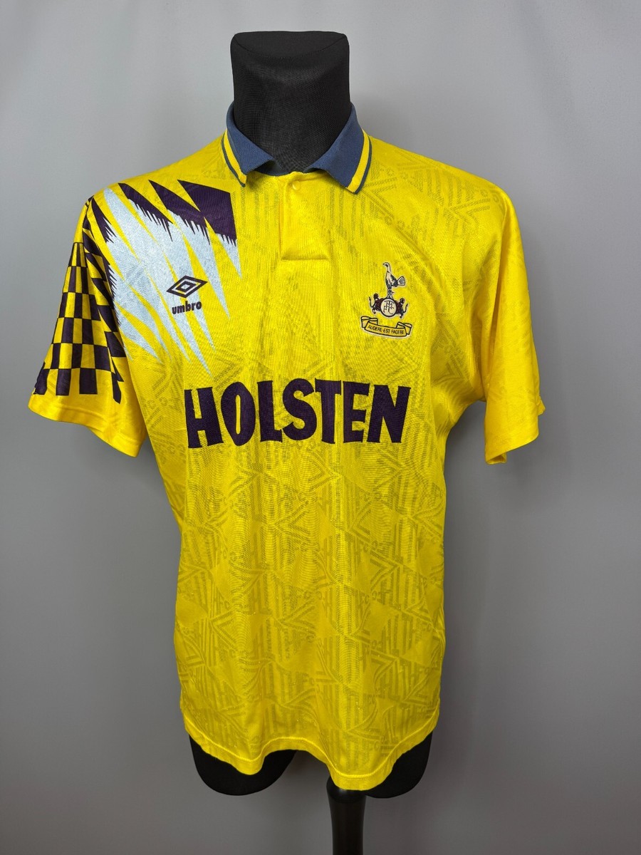 TOTTENHAM HOTSPUR 1991 1995 AWAY SHIRT FOOTBALL SOCCER UMBRO MENS