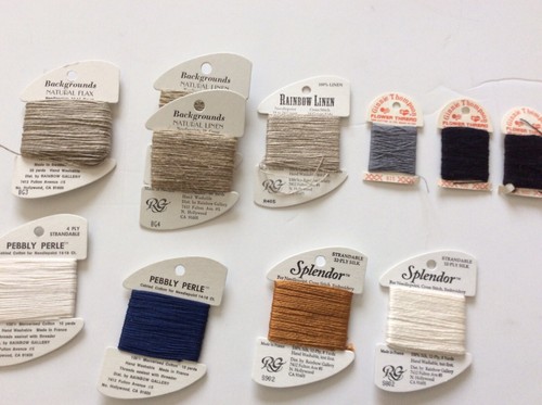 Mixed Lot/18 Rainbow Gallery RAINBOW LINEN, PEBBLY PERLE, SPLENDOR, NATURAL FLAX - Picture 3 of 9