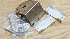 3/8 Inch Hole L-Bracket NMO Motorola Mobile Antenna U-Bolts Saddles fits Radials
