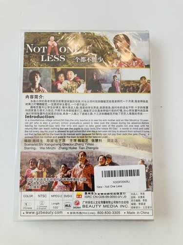Not One Less (DVD 2000) Zhang Yimou Films All Regions Chinese/English - Imagen 2 de 2