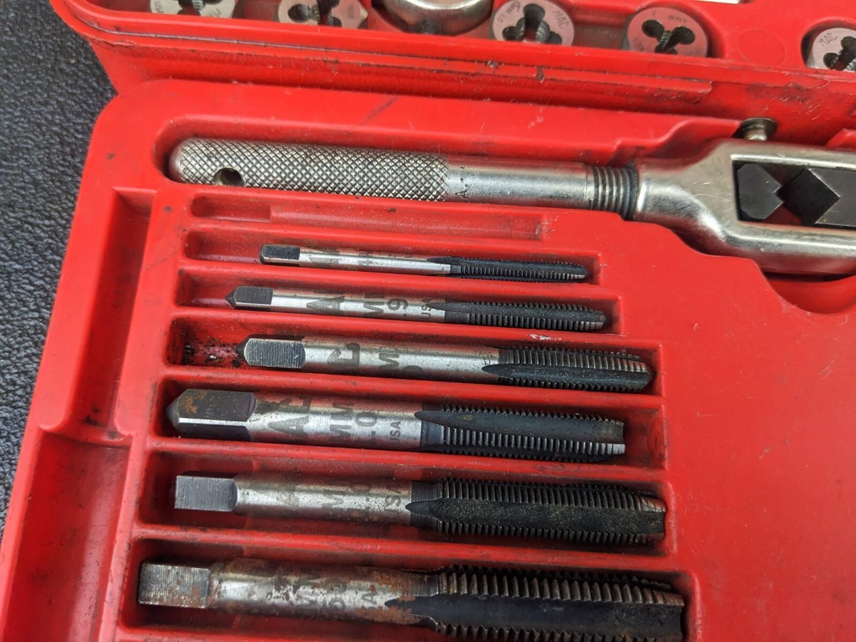 Mac Tools 8017TS Tap & Die Super Set Missing 3 Piecse for sale