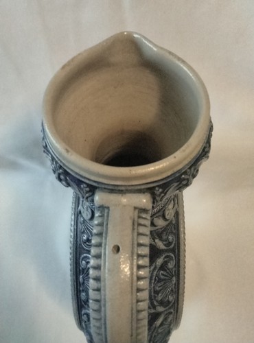 Vintage Westerwald German Stoneware Salt Glaze 16" Tall Jug Germany - Picture 10 of 24