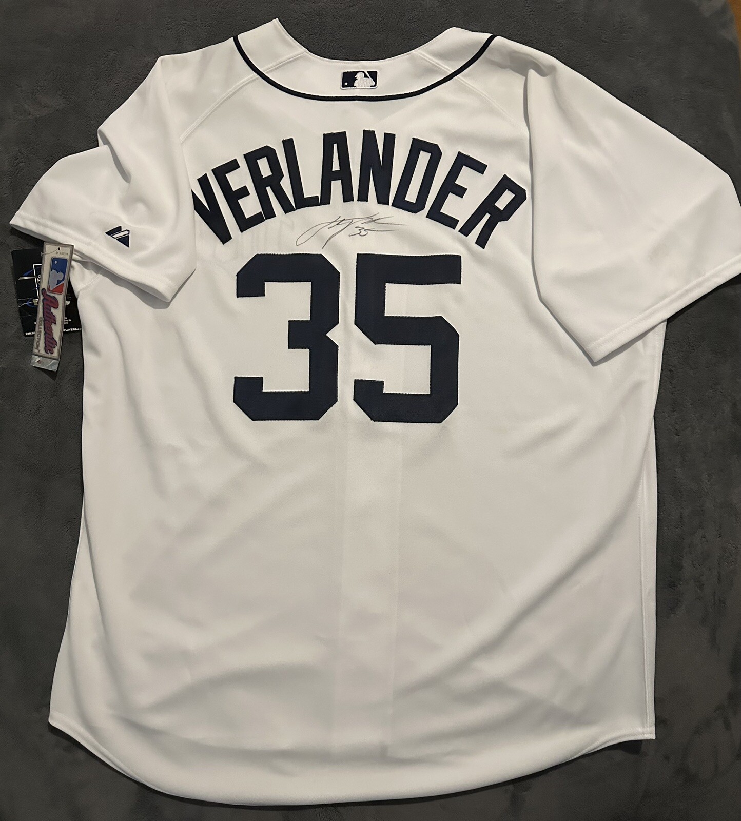 Justin Verlander Autographed Signed Detroit Tigers Authentic Majestic Jersey JSA LOA 