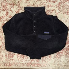 Patagonia Synchilla Snap T Fleece Black Women s Small