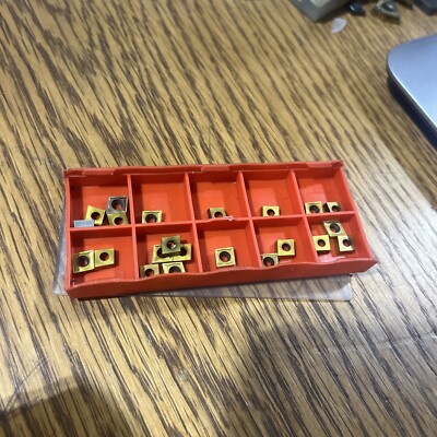 Lot Of 22 Small Rhombic Turning Inserts (22 Pieces)