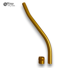 TECHNICS TONEARM TUBE S BEND PIPE & HS COLLAR - REDBULL / M7L STYLE - 1200 1210