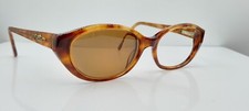 Vintage Laura Ashley Sun 29 Brown Oval Sunglasses Hong Kong FRAMES ONLY