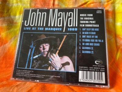 JOHN MAYALL Live At The Marquee 1969 CD EX+ | eBay