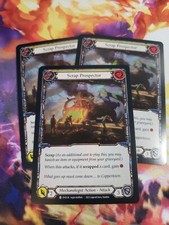 3x Scrap Prospector Yellow Foil Playset Bright Lights Flesh and Blood FAB