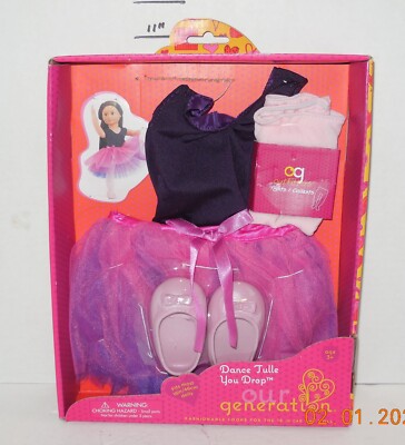 2020 Battat Our Generation DANCE TULLE YOU DROP Ballet Outfit fit 18'' Doll NRFB