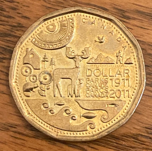 2011 Parks Canada one dollar $1 loonie **75% off combined shipping**