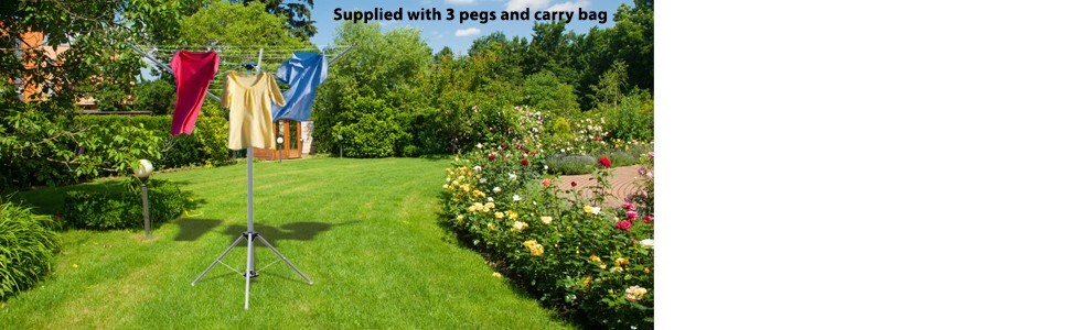 Garden Clothes Drying Rack Rotary Washing Lines Amazon Outdoor