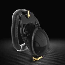Double Lock Openable Cage Disassemble Hat Plastic Male Chastity Device Lock Ring