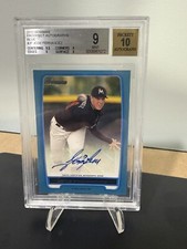 Jose Fernandez 2012 Bowman Blue Numbered Signed Rookie Card Auto 10 BGS 9 /500. rookie card picture