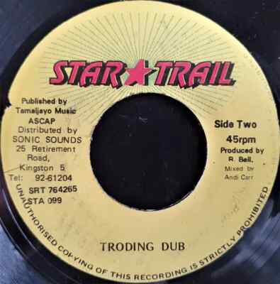 Anthony B Repentance Vinyl Single 7inch Star Trail