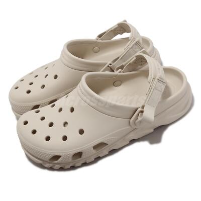 YOU Grishko 2足 Crocs Duet Max II 2 Clog Stucco Beige Men Unisex Casual