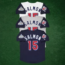 Tim Salmon 2000 Anaheim Angels Men's Home/Road/Alt Jersey w/ 40th Patch