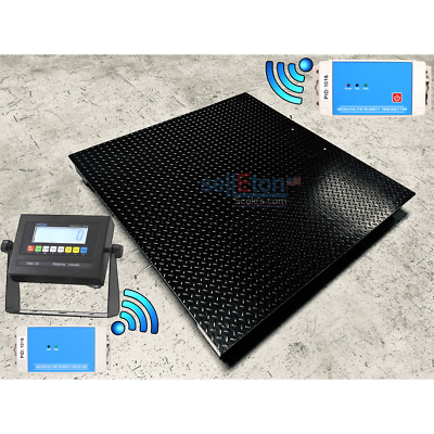 NTEP certified Industrial 60'' x 60''(5'x5') Wireless Floor scales 20000 lb x 5 lb