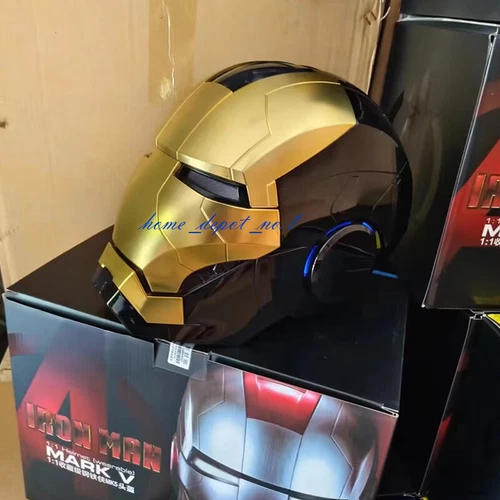 Iron Man Helm MK5 Mk7 Vollautomatisch Voicecontrol / Fernbedienung / Berühren DE - Bild 8 von 9