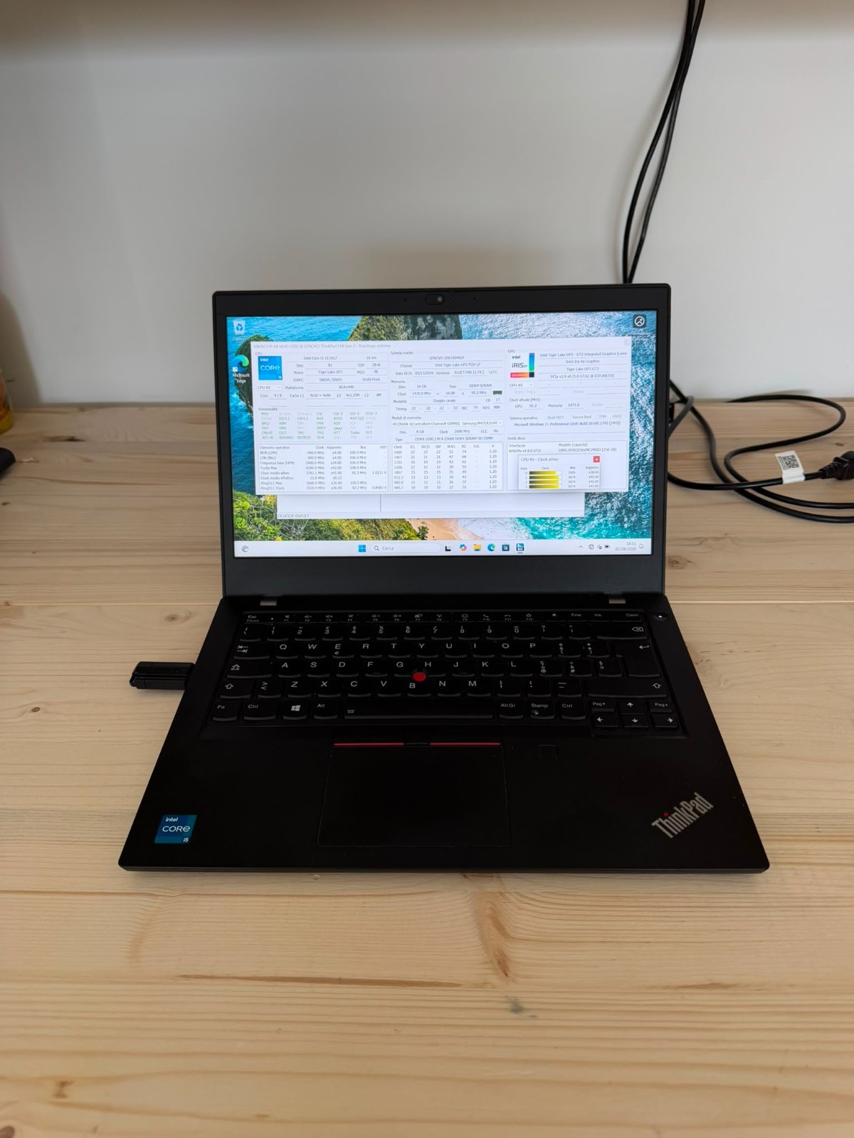 Lenovo ThinkPad L14 Gen 2 i5-1135G7 16GB 256GB NVMe Windows 11 Pro