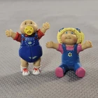 Vintage Cabbage Patch Kids Doll Mini Toy PVC Figures 1984 Lot Of 2 Figures READ⬇