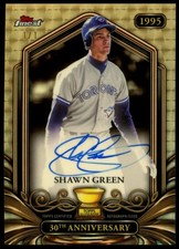 Marketplace image: 2026 Topps Finest Rookie Cup Anniversary Autograph Shawn Green Superfractor 1/1