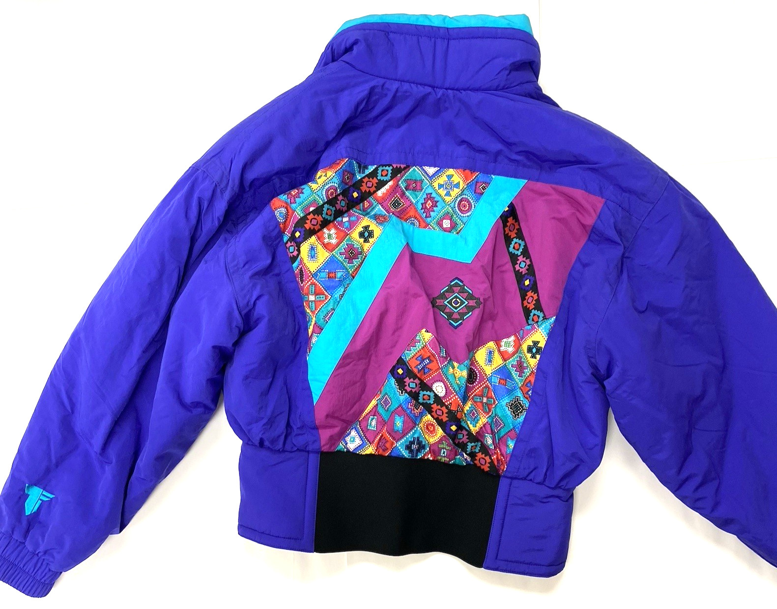 Tyrolia Ski Jacket Women 10 Snow Skiwear Purple with Back Design