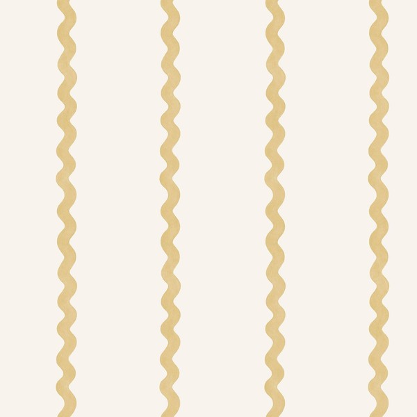 Holden Decor 13980 Ochre Wellenstreifen Tapete, Modern, Waschbar-image