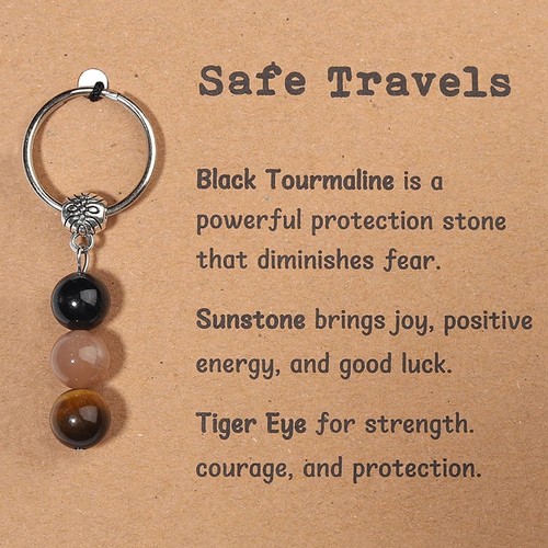 2025 Natural Crystals Keychain Gift For New Beginnings Small Healing Stones - Picture 21 of 24