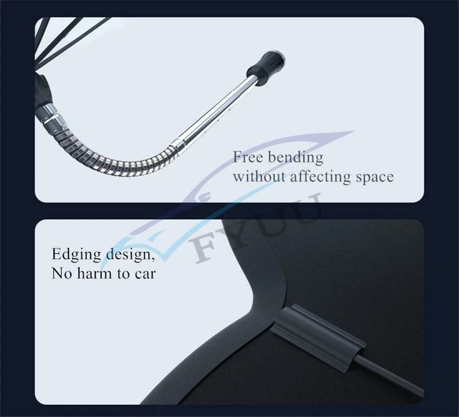 Parabrisas de coche mejorado de titanio parasol de 7 capas con bloqueo UV parasol Foto 3 de 4