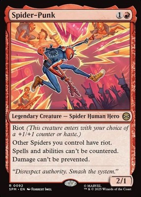 Spider-Punk (Marvel's Spider-Man 92) - Seltene Magic: The Gathering Karte