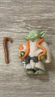 Vintage Star Wars 1980 HK Coo YODA Orange Snake Light Brown Cane Beautiful