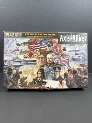 AXIS & ALLIES 1942 SECOND EDITION A WWII STRATEGY BOARD GAME 
