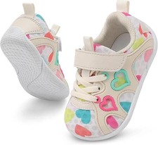 Baby Toddler Infant Barefoot Trainers First Walking Shoes UK Baby Size 7.5 - 8