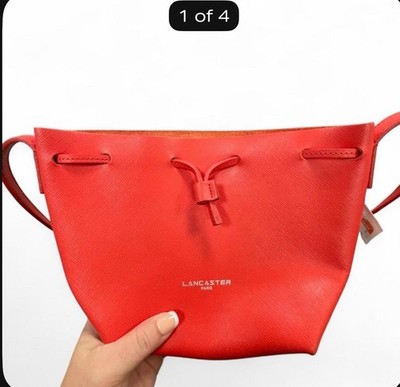 NWOT Lancaster Paris Pur Saffiano Leather Mini Bucket Bag | eBay display picture 1