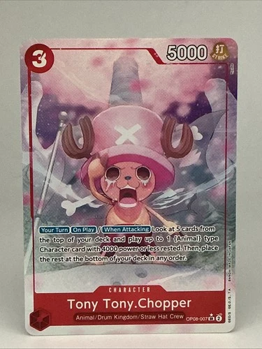 One Piece Two Legends Tony Tony Chopper OP08-007 Parallel Alternate Alt Art NM