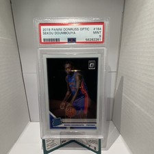 Panini Donruss Optic Rated Rookie Sekou Doumbouya #164 PSA 9 Pistons Card. rookie card picture