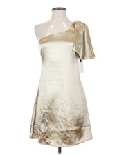 ASTR The Label Women Gold Cocktail Dress S