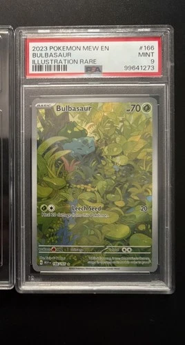 Bulbasaur 166/165 PSA 9 Scarlet & Violet 151 Illustration Rare Pokmeon Card Game