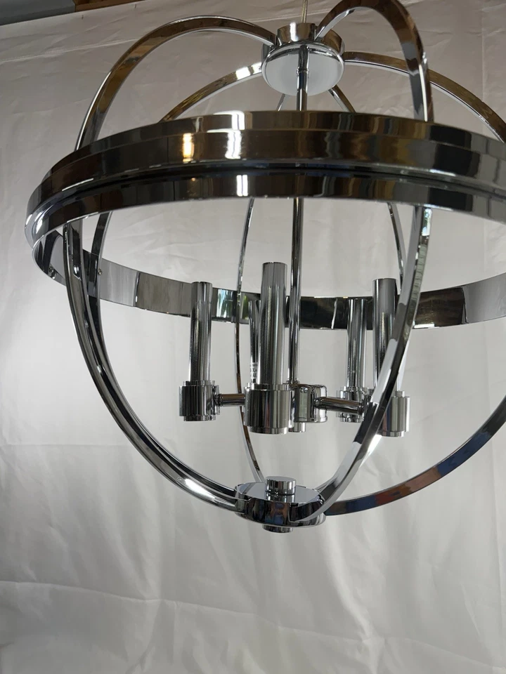 New Artcraft Lighting NEW AC10695CH Five Light Chandelier from Roxbury Collectio - Image 3 of 4
