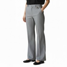 Abercrombie Fitch Y2K Wool Bootleg Trousers Womens Size 8