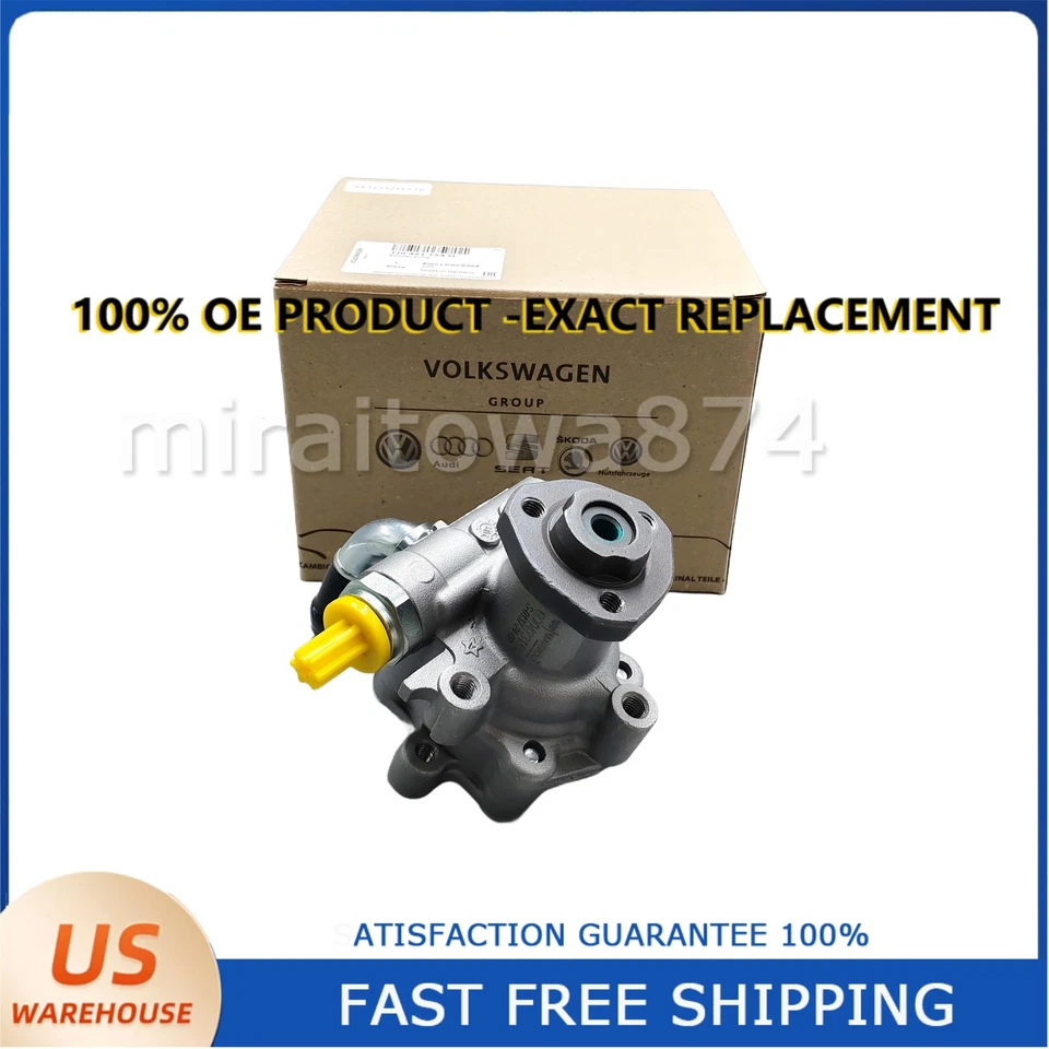 Power Steering Pump for Volkswagen Beetle 1998-05 Jetta Golf Derby Seat Cordoba Foto 4 de 4
